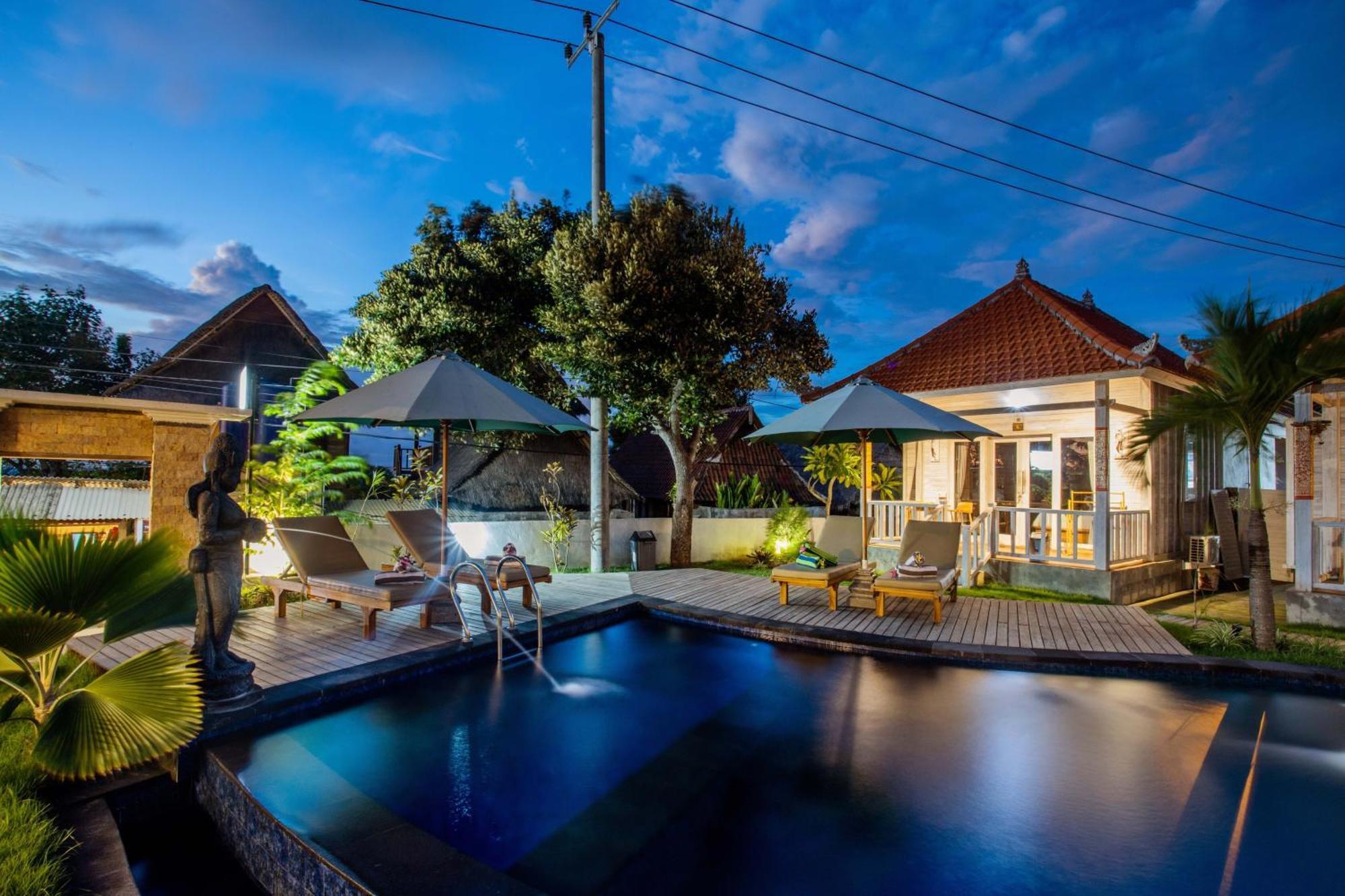 Blue Sky Villa Ceningan Lembongan Exterior foto
